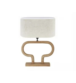 Lampa stołowa Demeter 40 cm toffee