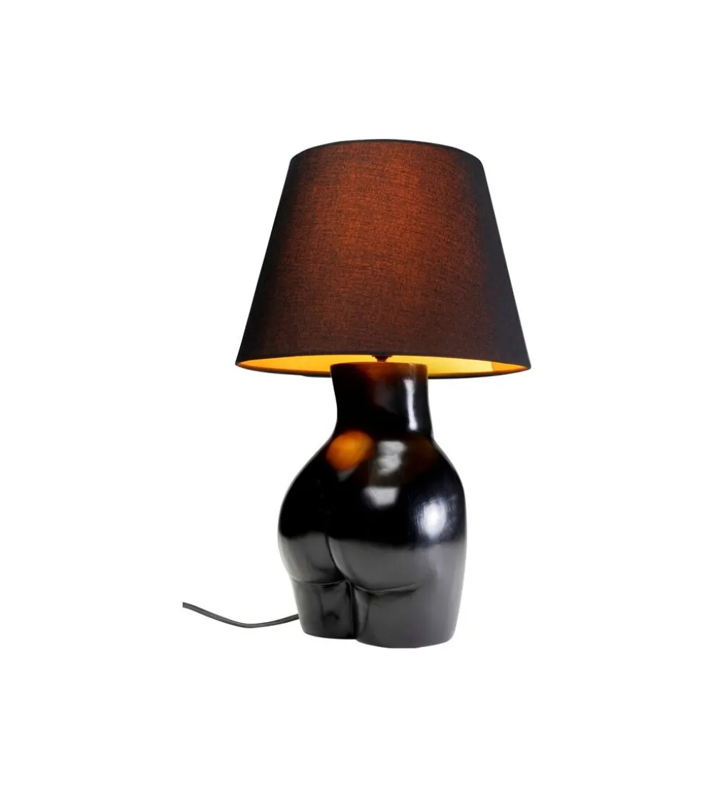 Lampa stołowa DONNA 48 cm czarna