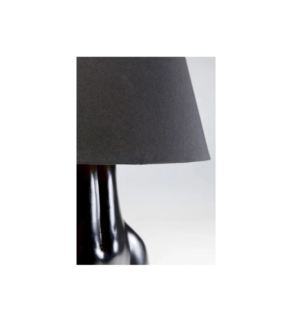 Lampa stołowa DONNA 48 cm czarna