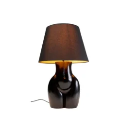 Lampa stołowa DONNA 48 cm czarna