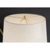 Lampa stołowa ELEGANCIA 65 cm ceramika biały