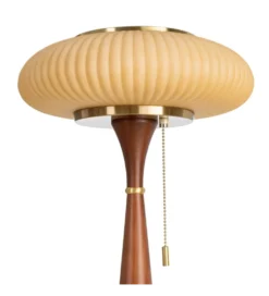 Lampa stołowa ETARAL 40 cm brązowo złota