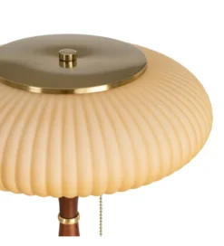 Lampa stołowa ETARAL 40 cm brązowo złota