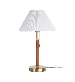 Lampa stołowa ETARAL 50 cm biało złota