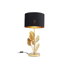 Lampa stołowa FLORES 62 cm złota