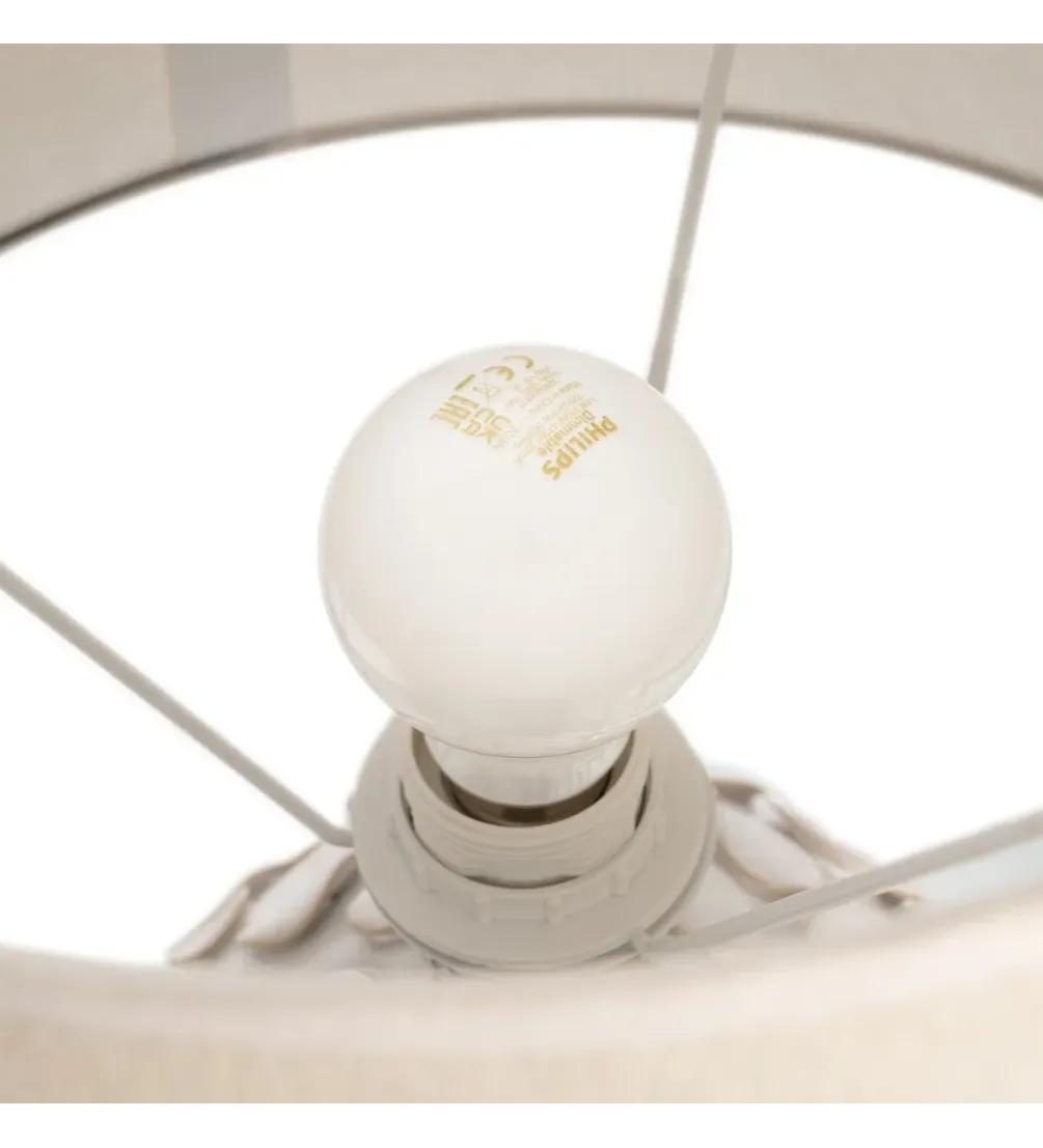 Lampa stołowa GETAR 58 cm ceramika