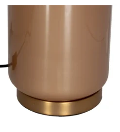 Lampa stołowa GETMARY 68 cm złoto beżowa
