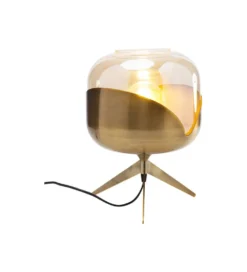 Lampa stołowa GOBLET BALL 35 cm złota
