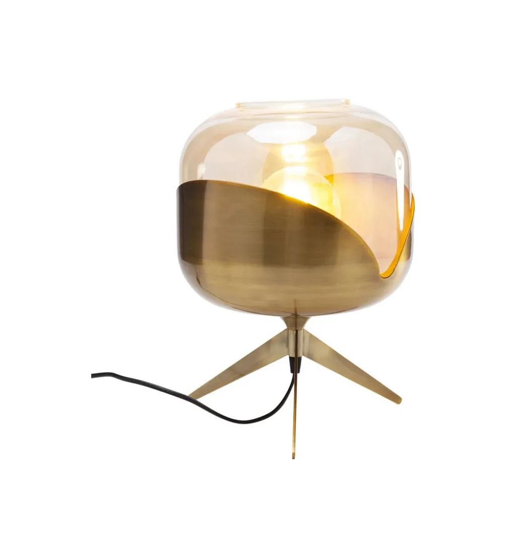 Lampa stołowa GOBLET BALL 35 cm złota