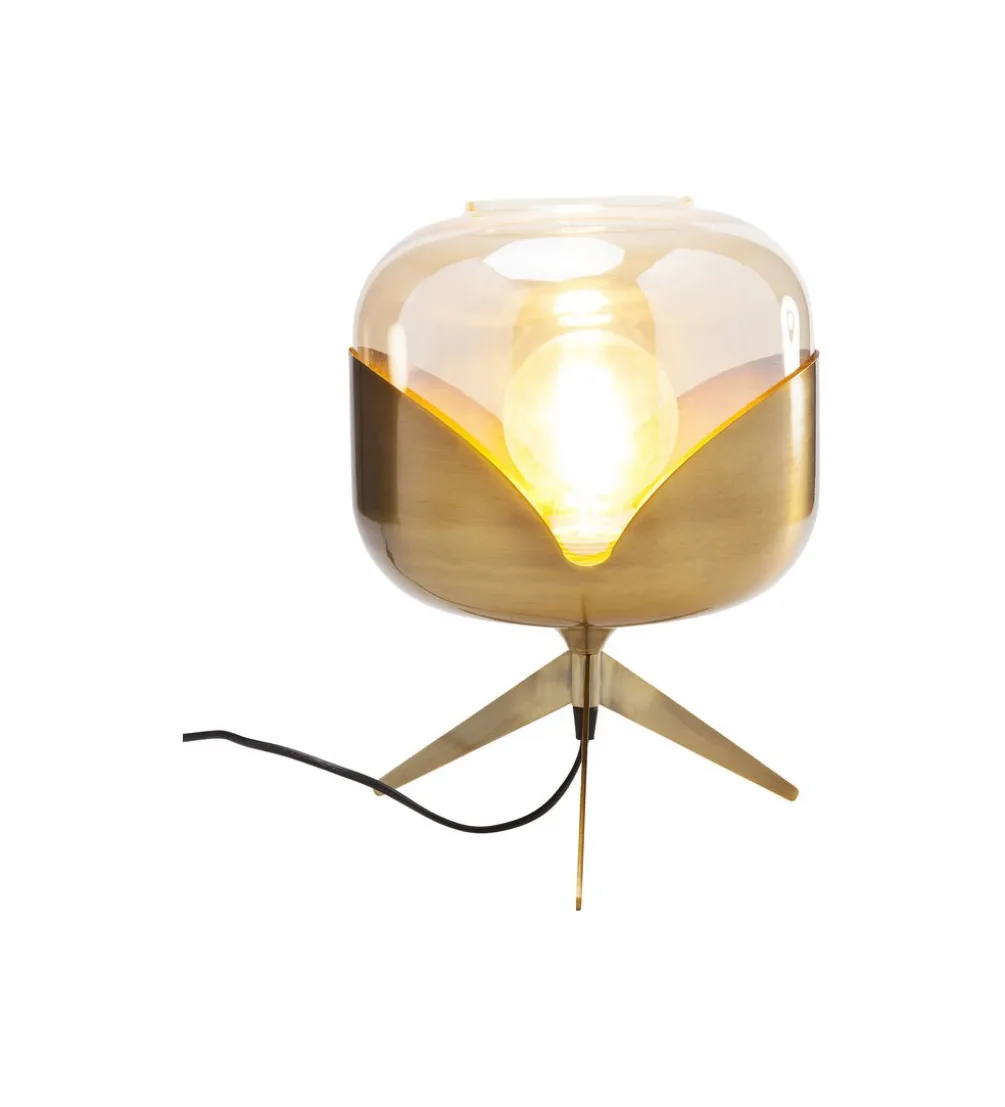 Lampa stołowa GOBLET BALL 35 cm złota