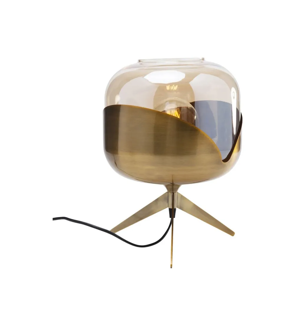 Lampa stołowa GOBLET BALL 35 cm złota