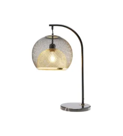 Lampa stołowa GRATO 62 cm czarna