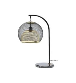 Lampa stołowa GRATO 62 cm czarna