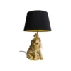 Lampa stołowa Happy Elefant 48 cm złoto czarna
