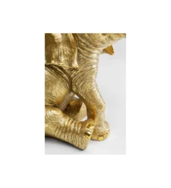 Lampa stołowa Happy Elefant 48 cm złoto czarna