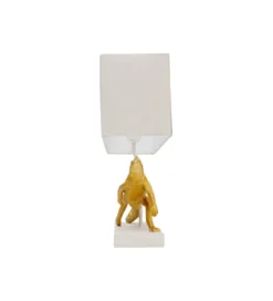 Lampa stołowa IGUANA 42 cm złota