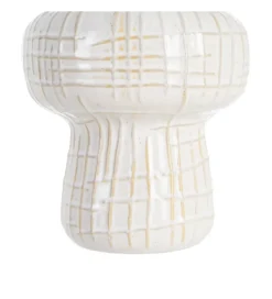 Lampa stołowa ILUMINA 41 cm ceramika biała