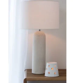 Lampa stołowa ISLA 68 cm biała