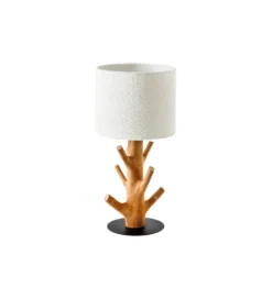Lampa stołowa JEWELRY 60 cm drewno mangostan boucle