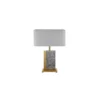 Lampa stołowa KARIN 45 cm szara