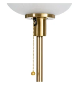Lampa stołowa KESAMON 60 cm złotobiała