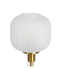 Lampa stołowa KESAMON 60 cm złotobiała
