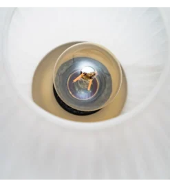 Lampa stołowa KESAMON 60 cm złotobiała
