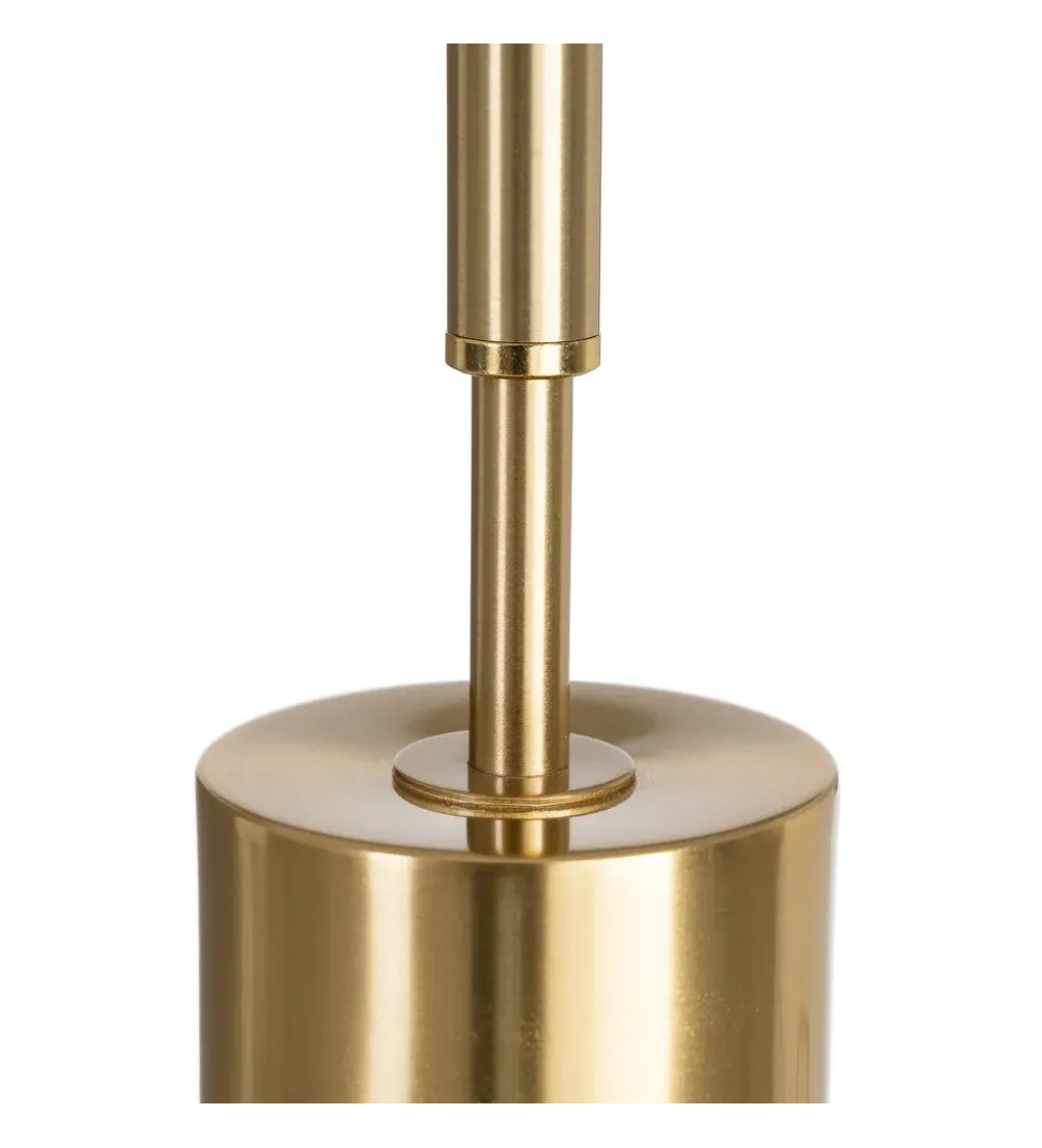 Lampa stołowa KESAMON 65 cm złotobiała