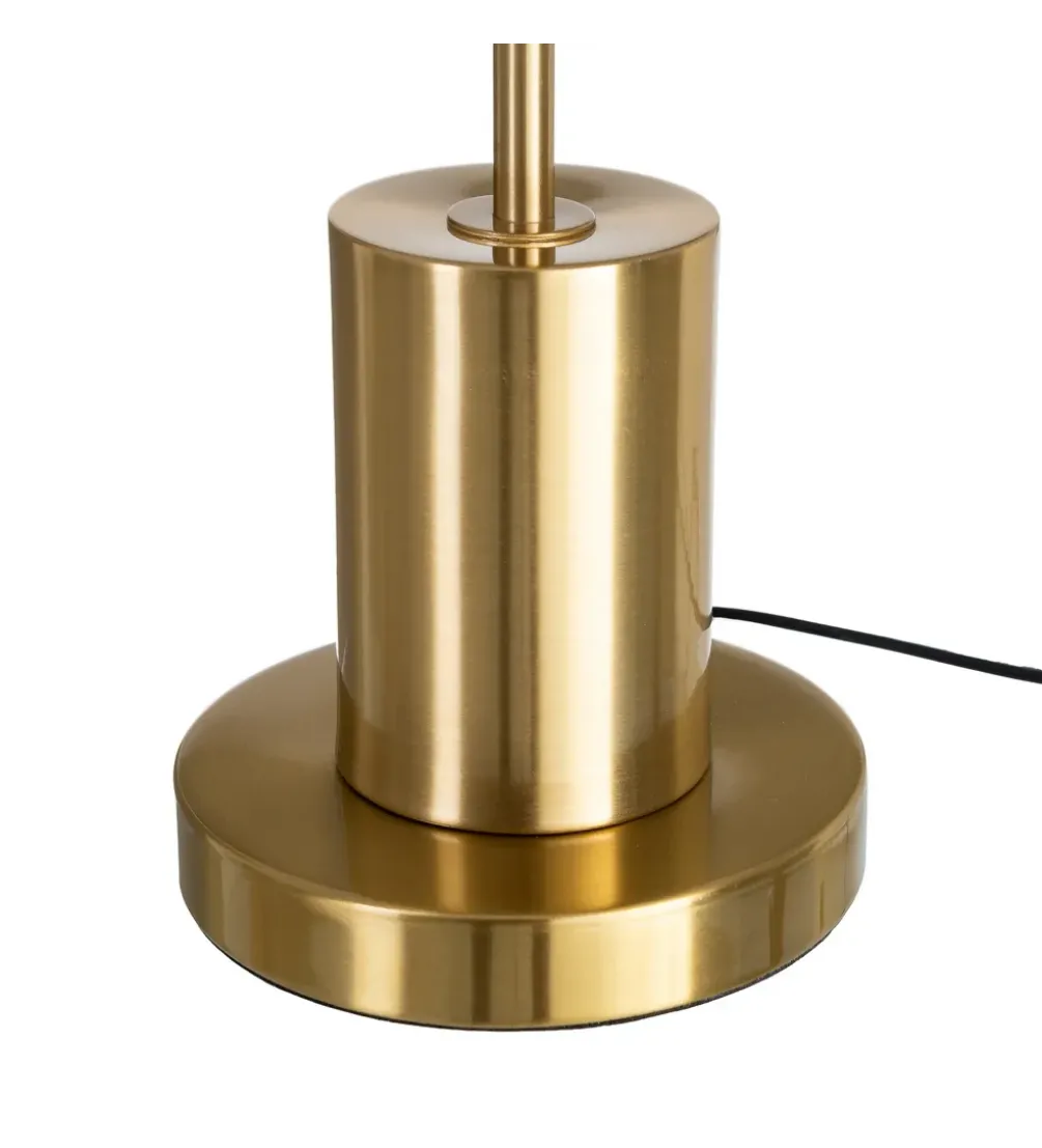 Lampa stołowa KESAMON 65 cm złotobiała