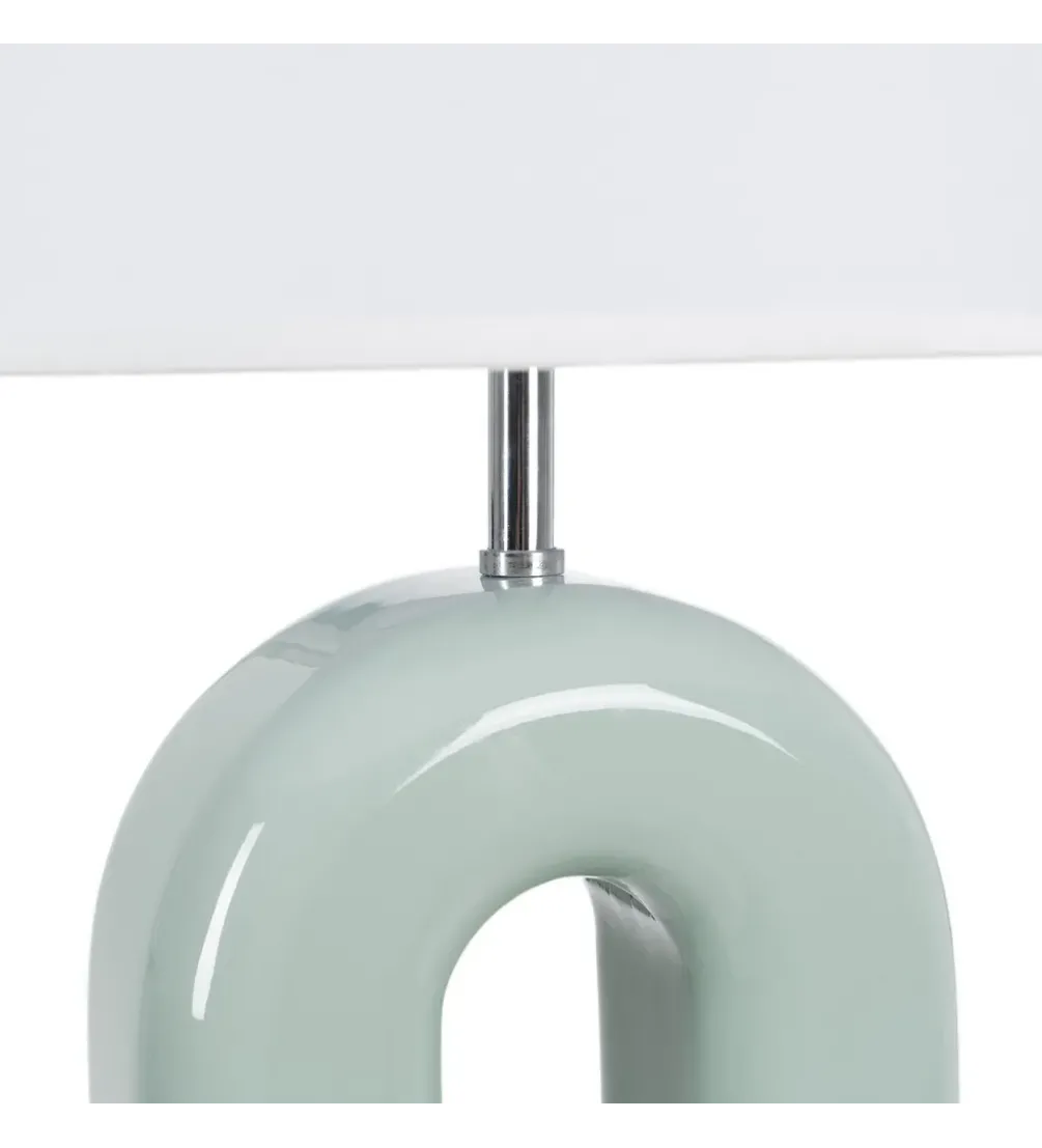 Lampa stołowa LACADO zielona