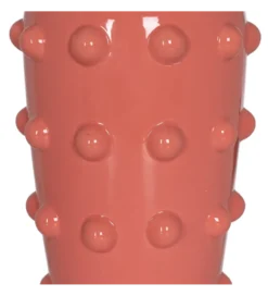 Lampa stołowa LATEBLE 60 cm ceramika różowa
