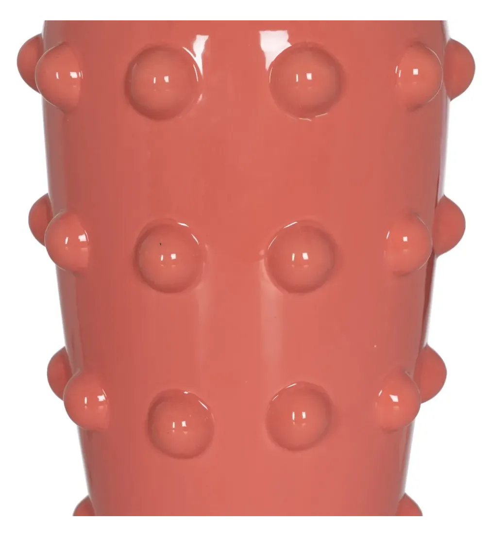 Lampa stołowa LATEBLE 60 cm ceramika różowa