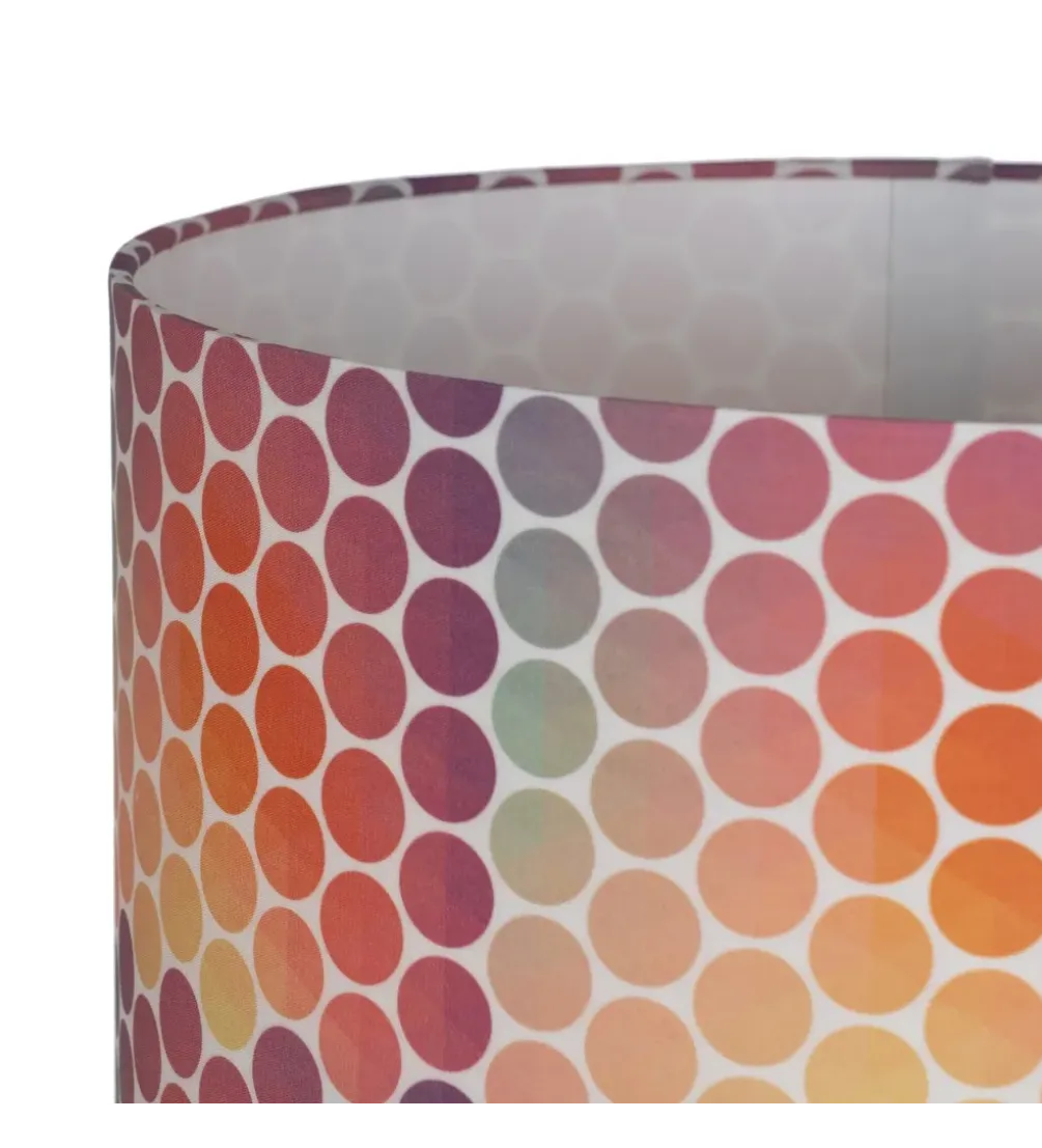 Lampa stołowa LATEBLE 60 cm ceramika różowa
