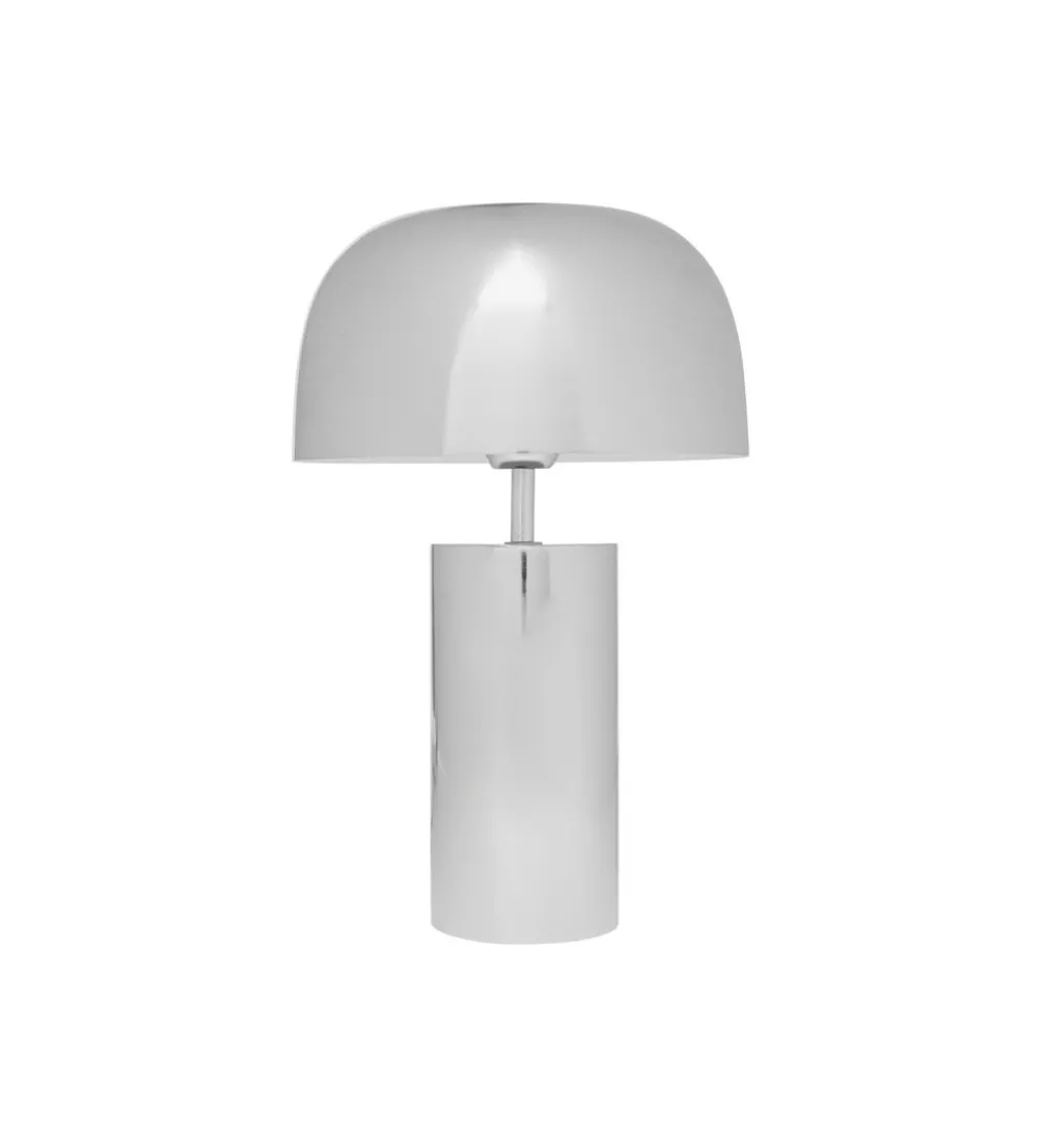 Lampa stołowa LOUNGRY 38 cm srebrna