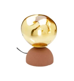 Lampa stołowa MAGIC BALL 21 cm złota