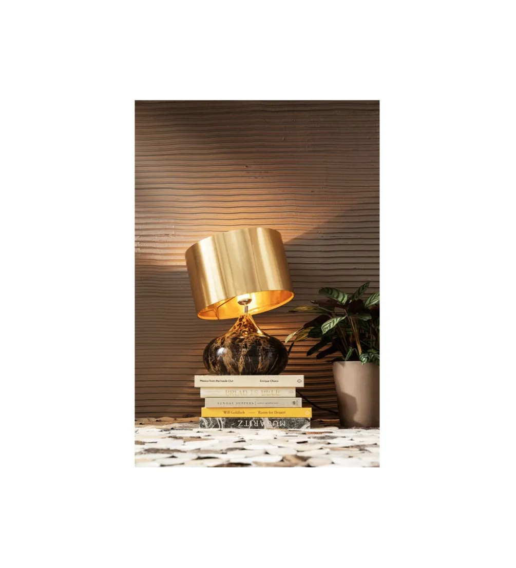 Lampa stołowa MAMO DELUXE 38 cm złota