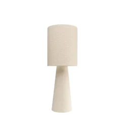 Lampa stołowa MARLEEN 60 cm boucle beżowa