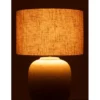 Lampa stołowa MIA 64 cm terrakota beżowa