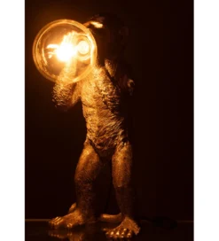 Lampa stołowa MONKEY 46 cm złota