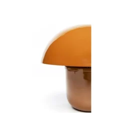 Lampa stołowa MUSHROOM 27 cm brązowa