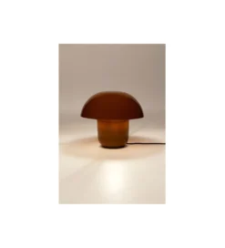 Lampa stołowa MUSHROOM 27 cm brązowa