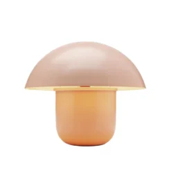 Lampa stołowa MUSHROOM 27 cm brzoskwiniowa