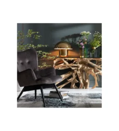 Lampa stołowa MUSHROOM 44 cm brąz