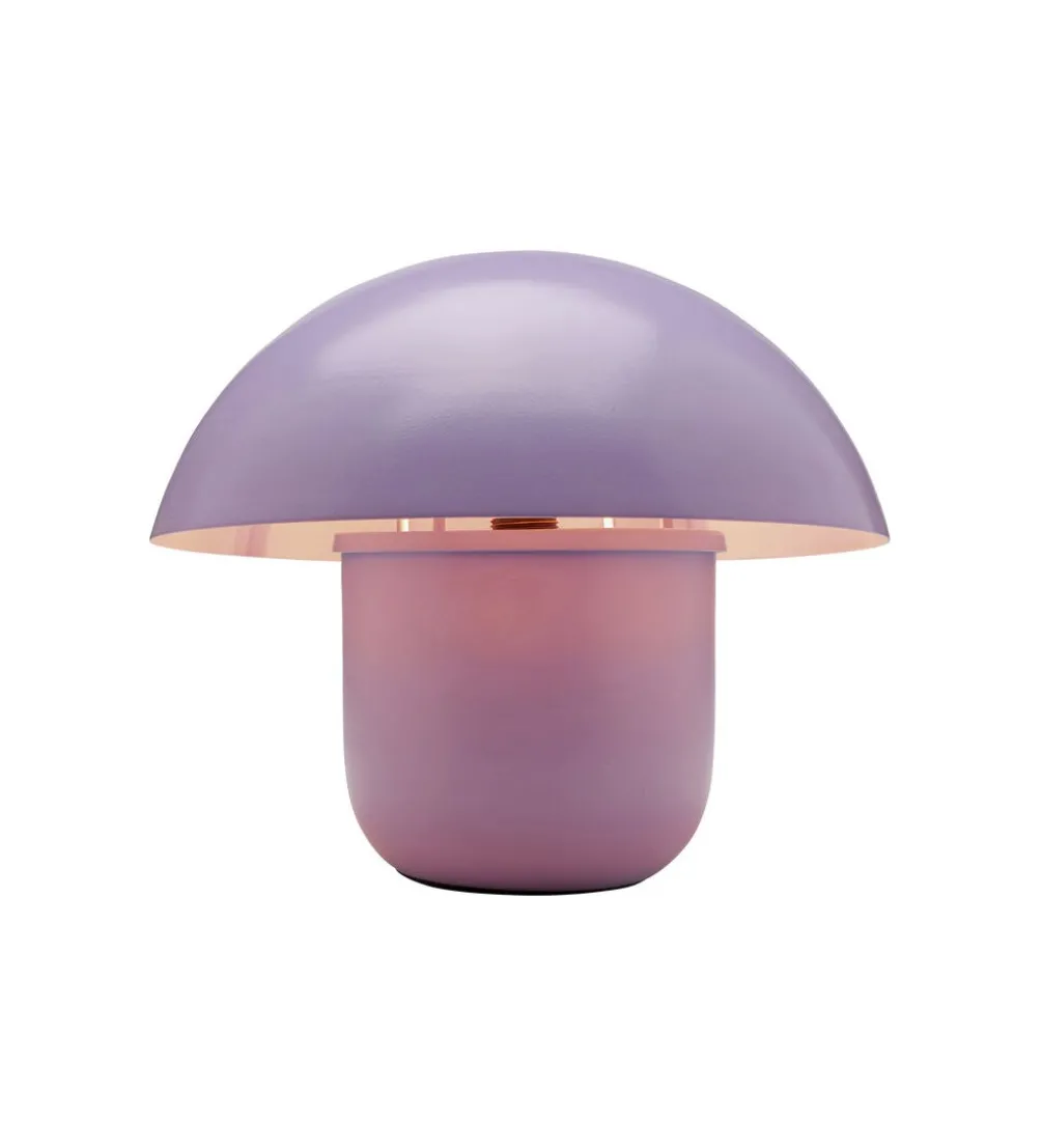 Lampa stołowa MUSHROOM 27 cm fioletowy mat
