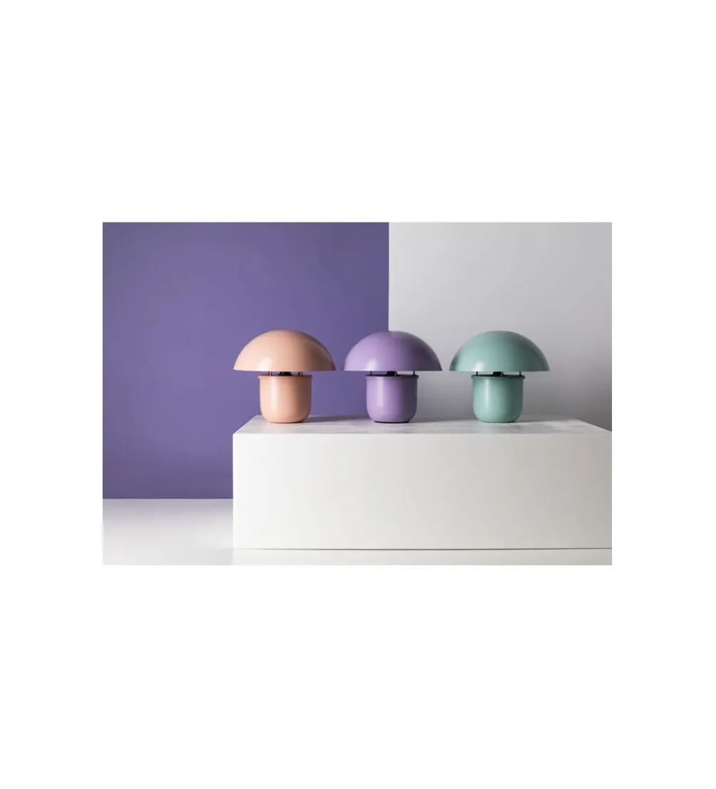 Lampa stołowa MUSHROOM 27 cm fioletowy mat