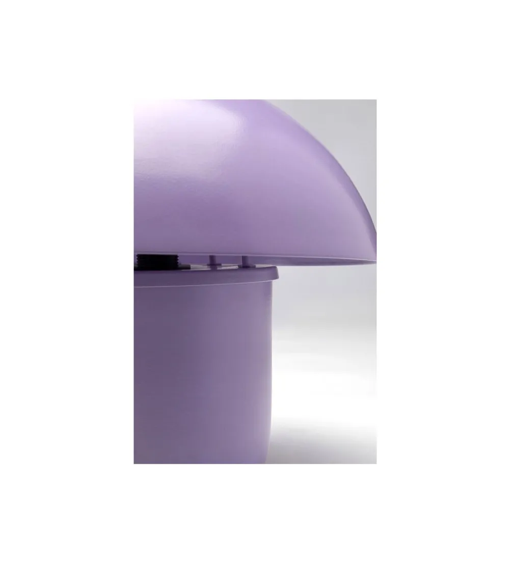 Lampa stołowa MUSHROOM 27 cm fioletowy mat