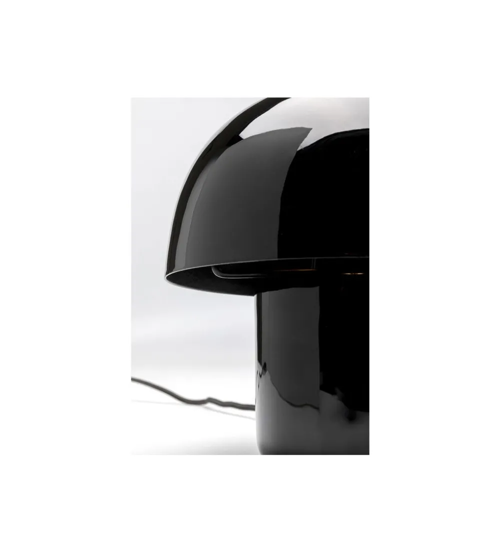 Lampa stołowa MUSHROOM SHINY 20 cm czarna