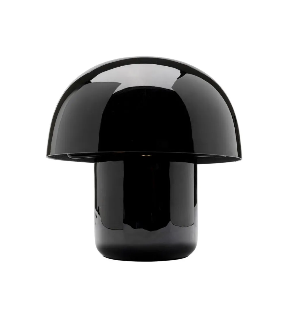 Lampa stołowa MUSHROOM SHINY 20 cm czarna