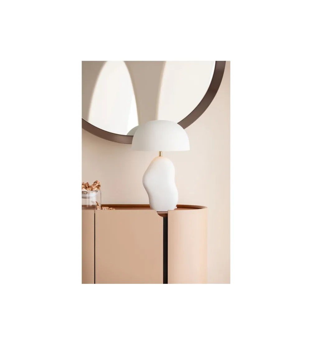 Lampa stołowa NUBE 48 cm biała