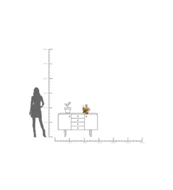 Lampa stołowa NUDE MAN SIT 32 cm